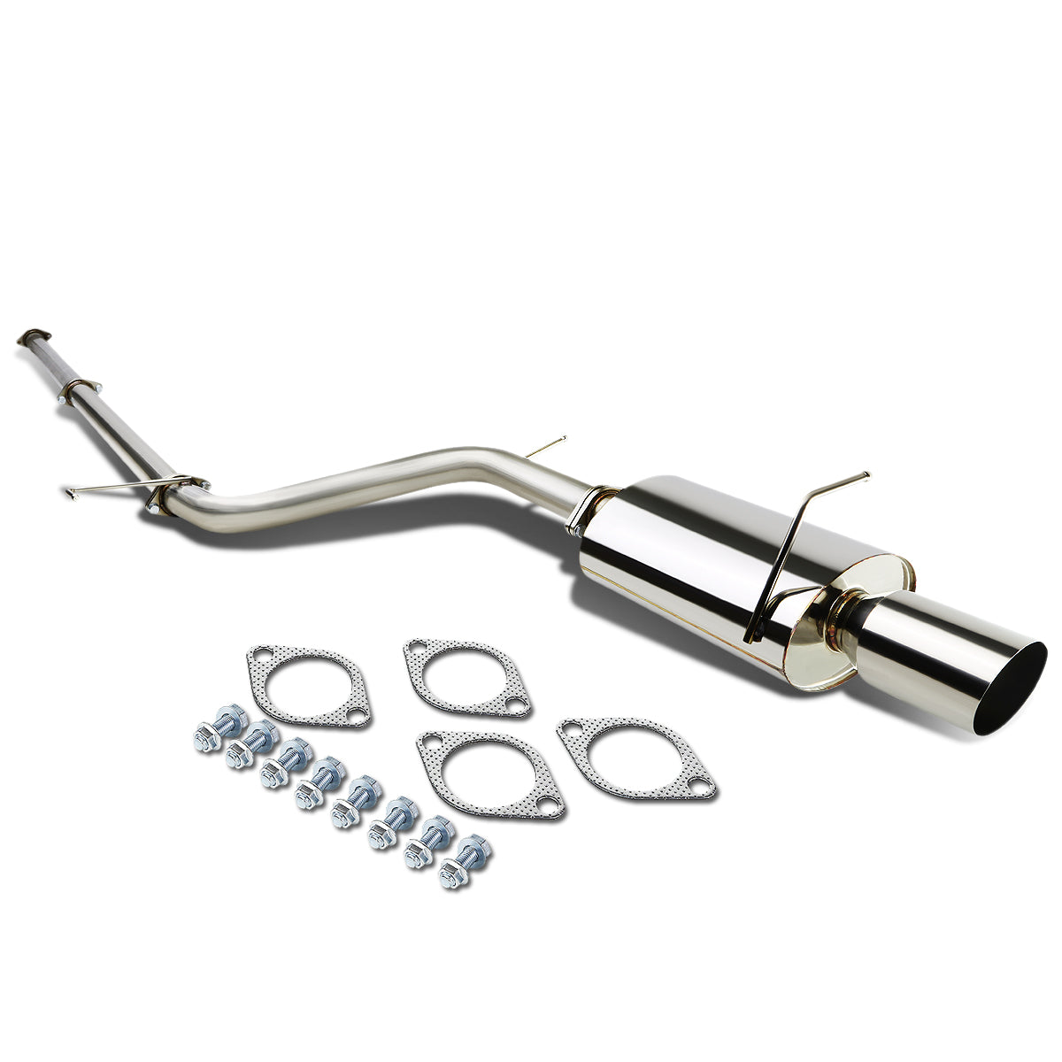 TUBERIA CATBACK CATBACK - 06-12 MITSUBISHI ECLIPSE 4CYL - SINGLE TIP - STAINLESS STEEL