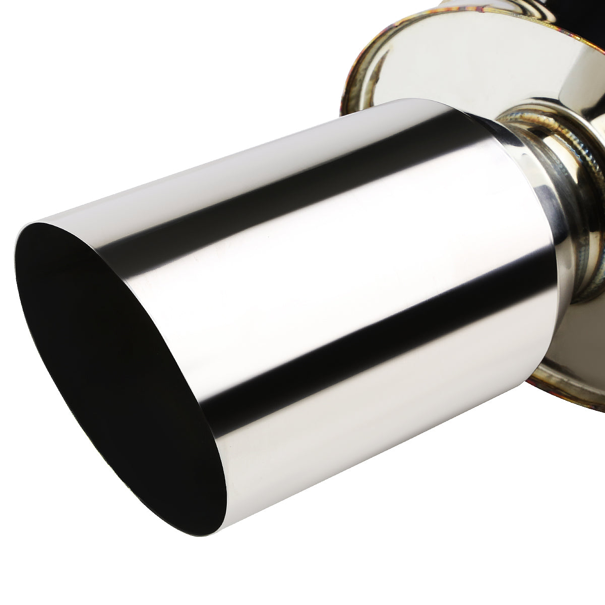 TUBERIA CATBACK CATBACK - 06-12 MITSUBISHI ECLIPSE 4CYL - SINGLE TIP - STAINLESS STEEL