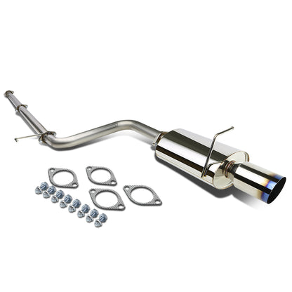 TUBERIA CATBACK CATBACK - 06-12 MITSUBISHI ECLIPSE 4CYL - SINGLE BURNT TIP - STAINLESS STEEL