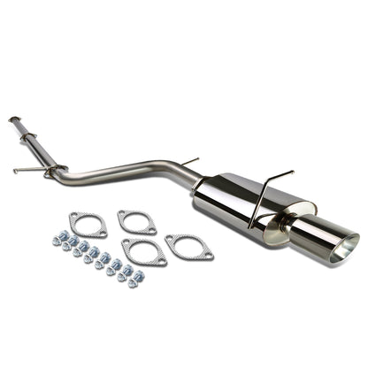 TUBERIA CATBACK CATBACK - 06-12 MITSUBISHI ECLIPSE 4CYL - SINGLE ROLLED TIP - STAINLESS STEEL