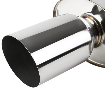 TUBERIA CATBACK CATBACK - 06-09 MITSUBISHI ECLIPSE V6 - SINGLE TIP - STAINLESS STEEL