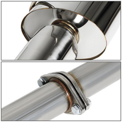 TUBERIA CATBACK CATBACK - 06-09 MITSUBISHI ECLIPSE V6 - SINGLE TIP - STAINLESS STEEL