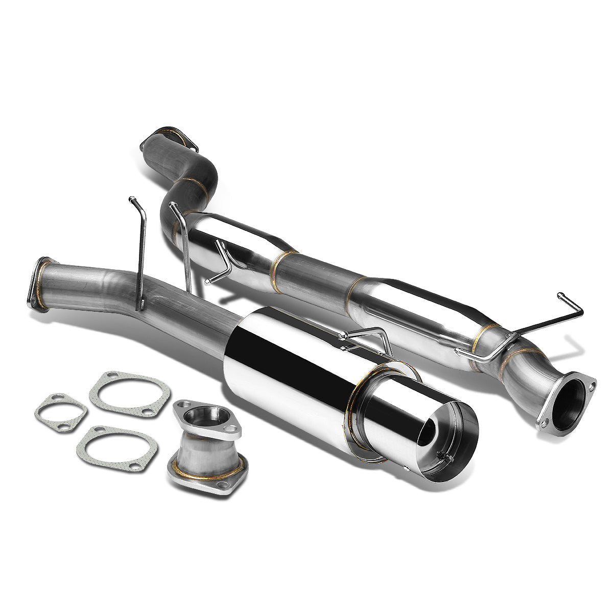 TUBERIA CATBACK CATBACK - 89-94 MITSUBISHI ECLIPSE GSX - SINGLE TIP - STAINLESS STEEL