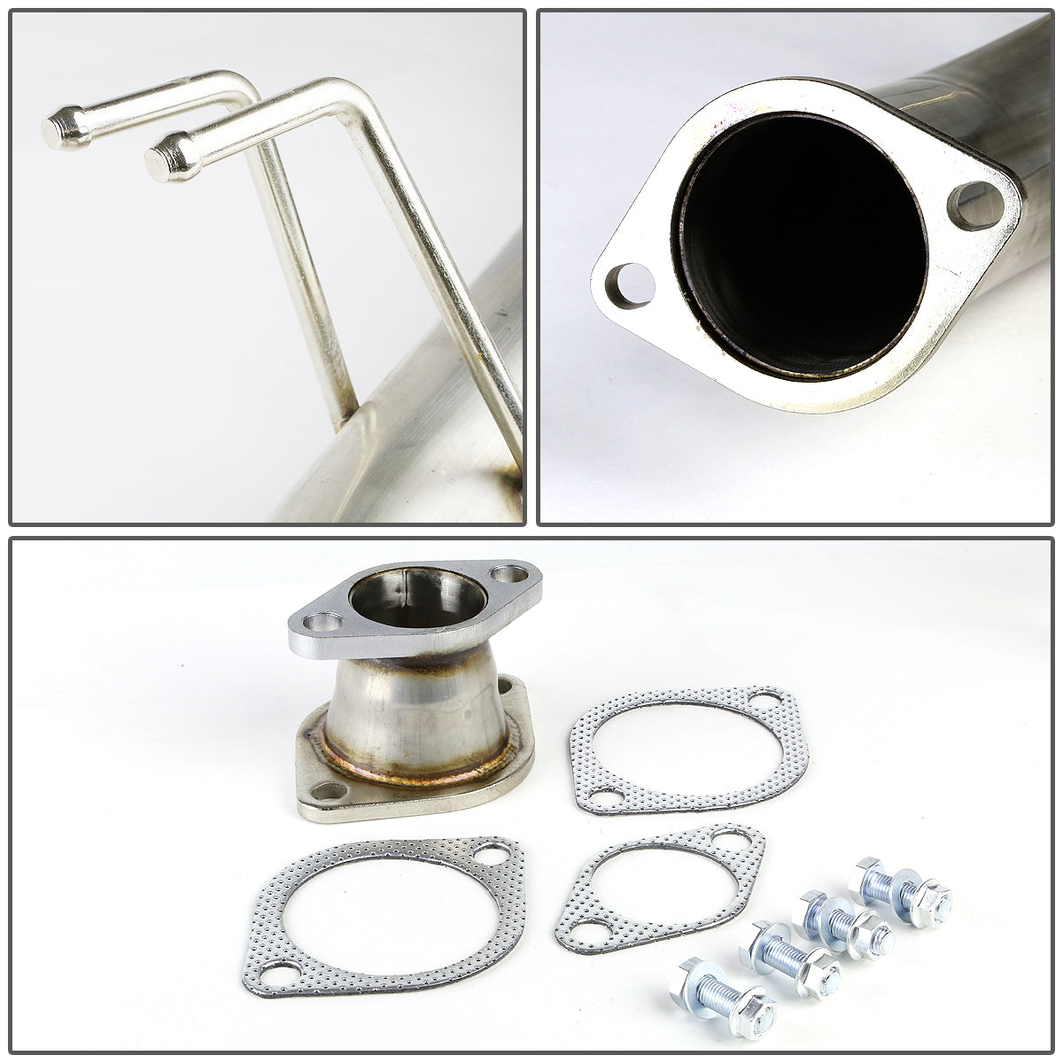 TUBERIA CATBACK CATBACK - 89-94 MITSUBISHI ECLIPSE GSX - SINGLE TIP - STAINLESS STEEL