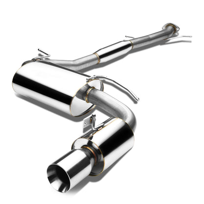 TUBERIA CATBACK CATBACK - 90-97 MAZDA MIATA - SINGLE ROLLED TIP - STAINLESS STEEL