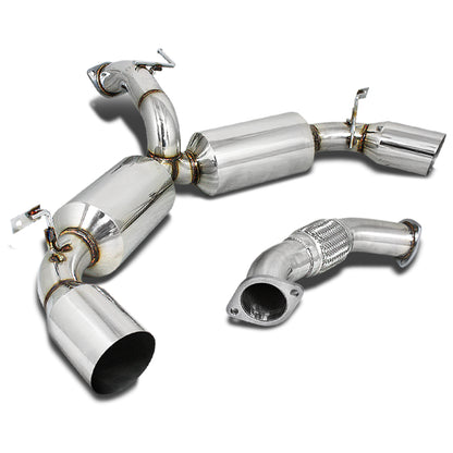 TUBERIA CATBACK CATBACK - 90-95 TOYOTA MR2 TURBO - DUAL TIP - STAINLESS STEEL