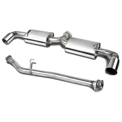 TUBERIA CATBACK CATBACK - 04-09 MAZDA RX9 - DUAL TIP - STAINLESS STEEL