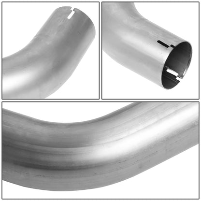 TUBERIA CATBACK AXELBACK - 16-18 CHEVY CAMARO 6.2L V8 - DUAL ROLLED TIP - FITS VEHICLES W/ SINGLE TIP EXHAUST - STAINLESS STEEL
