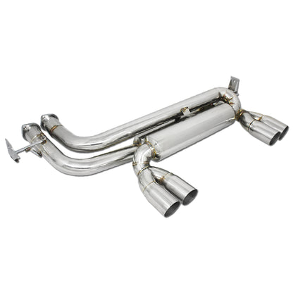 TUBERIA CATBACK AXELBACK - 99-06 BMW E46 M4 - QUAD TIP - STAINLESS STEEL