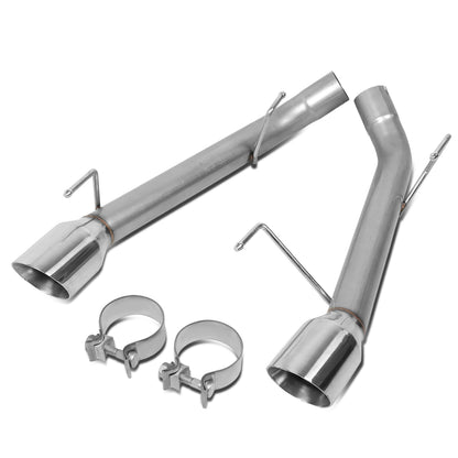 TUBERIA CATBACK AXELBACK - 05-10 FORD MUSTANG 4.6L / 5.4L - DUAL ROLLED TIP - STAINLESS STEEL