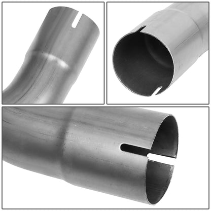 TUBERIA CATBACK AXELBACK - 05-10 FORD MUSTANG 4.6L / 5.4L - DUAL ROLLED TIP - STAINLESS STEEL