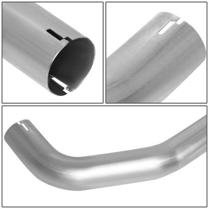TUBERIA CATBACK AXELBACK - 15-17 FORD MUSTANG 2.3L ECOBOOST - DUAL ROLLED TIP - STAINLESS STEEL