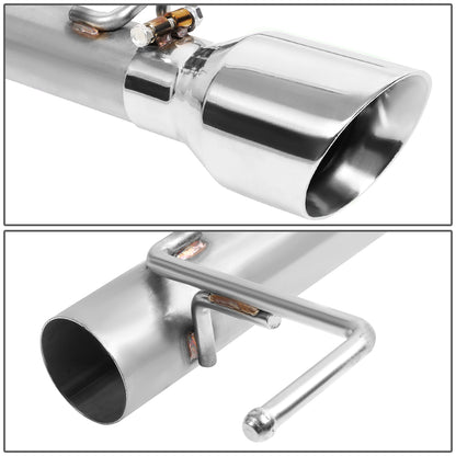TUBERIA CATBACK AXELBACK - 15-17 FORD MUSTANG 5.0L - DUAL ROLLED TIP - STAINLESS STEEL