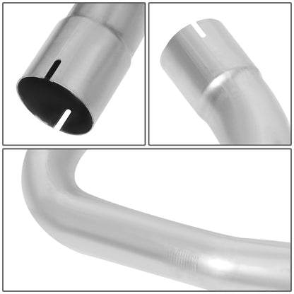 TUBERIA CATBACK AXELBACK - 15-17 FORD MUSTANG 5.0L - DUAL ROLLED TIP - STAINLESS STEEL