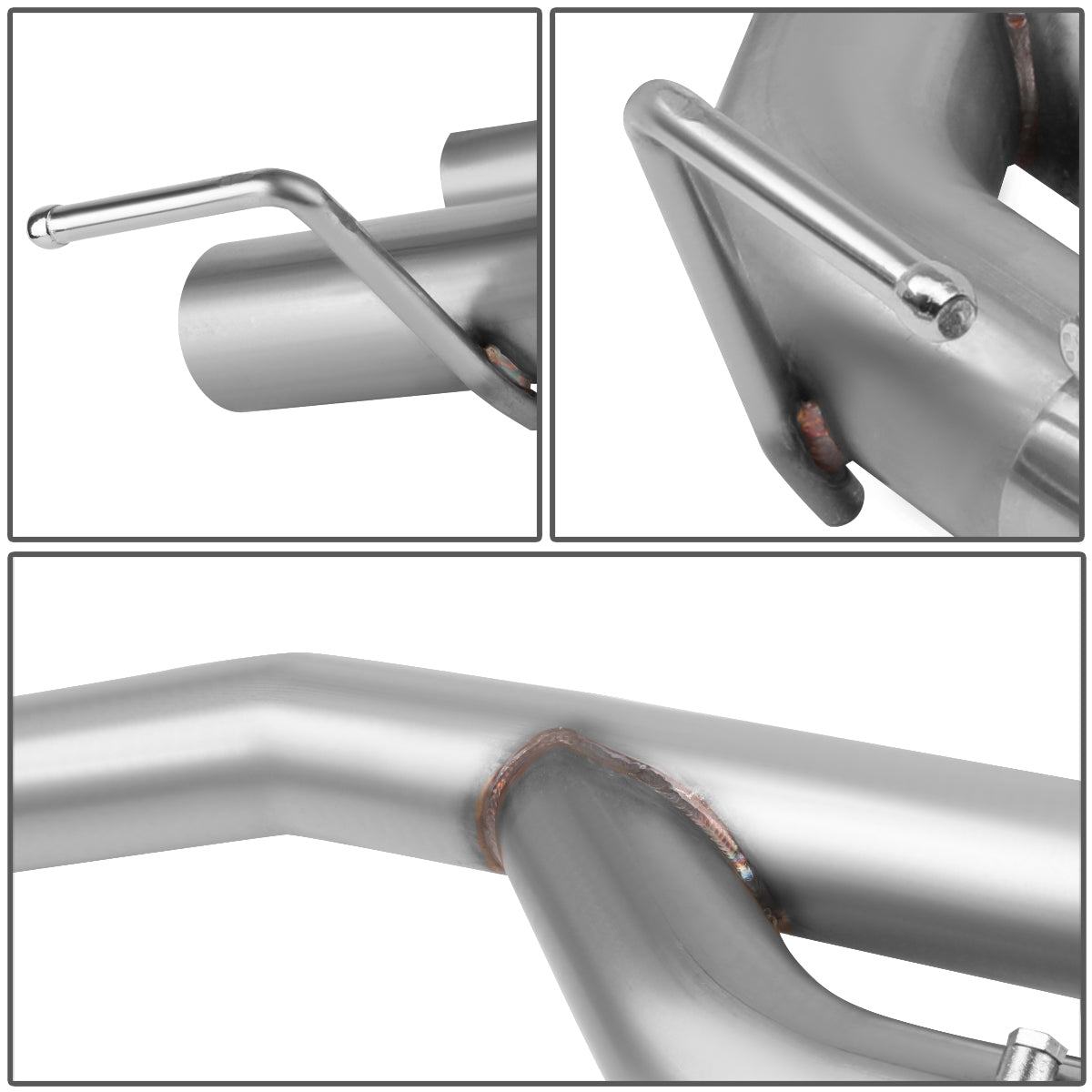 TUBERIA CATBACK AXELBACK - 18-20 FORD MUSTANG 5.0L - DUAL ROLLED TIP - STAINLESS STEEL