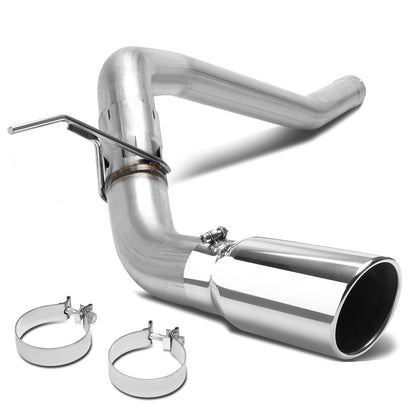 TUBERIA CATBACK AXELBACK - 16-19 NISSAN TITAN XD 5.0 TURBO DIESEL - SINGLE TIP - STAINLESS STEEL