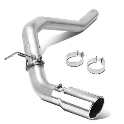 TUBERIA CATBACK AXELBACK - 16-19 NISSAN TITAN XD 5.0 TURBO DIESEL - SINGLE TIP - STAINLESS STEEL