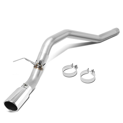 TUBERIA CATBACK AXELBACK - 16-19 NISSAN TITAN XD 5.0 TURBO DIESEL - SINGLE TIP - STAINLESS STEEL