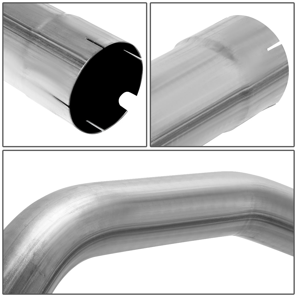 TUBERIA CATBACK AXELBACK - 16-19 NISSAN TITAN XD 5.0 TURBO DIESEL - SINGLE TIP - STAINLESS STEEL