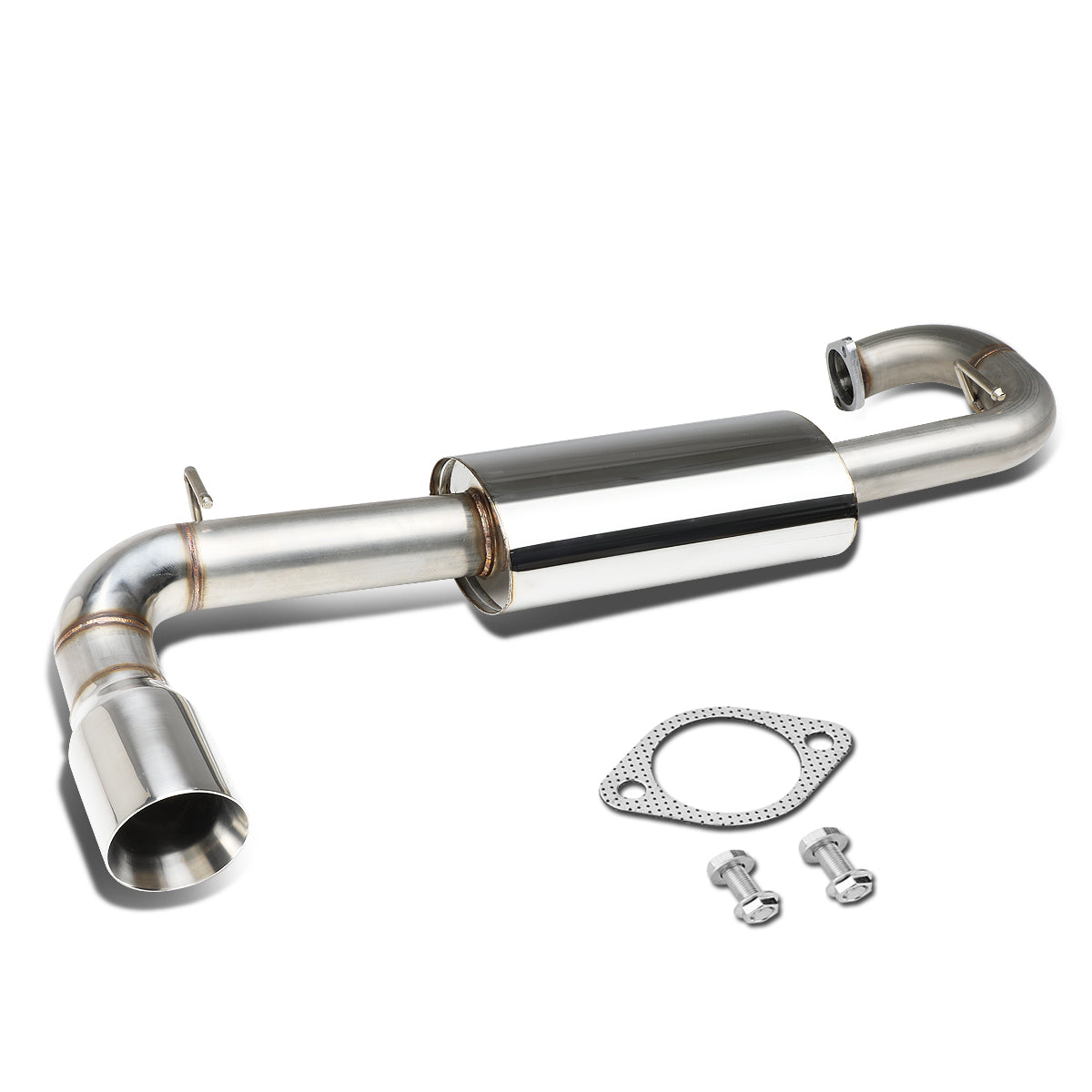 TUBERIA CATBACK CATBACK - 11-16 SCION TC - AXLE BACK - SINGLE ROLLED TIP - STAINLESS STEEL