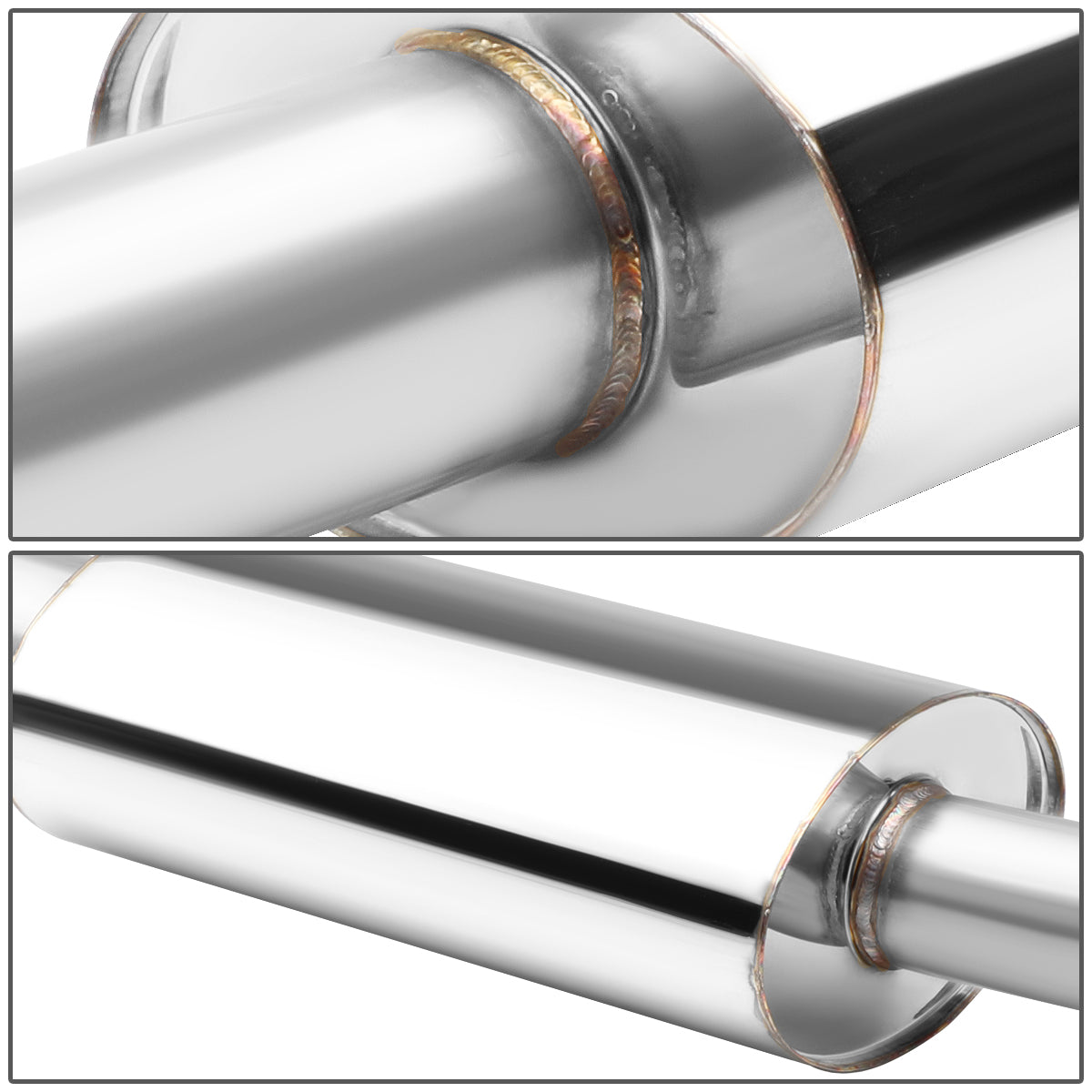 TUBERIA CATBACK CATBACK - 11-16 SCION TC - AXLE BACK - SINGLE ROLLED TIP - STAINLESS STEEL