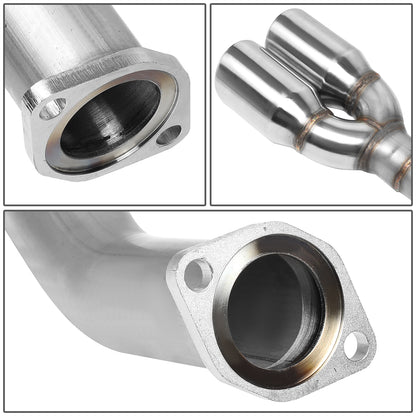 TUBERIA CATBACK AXELBACK - 08-15 SCION XB - DUAL ROLLED TIP - STAINLESS STEEL