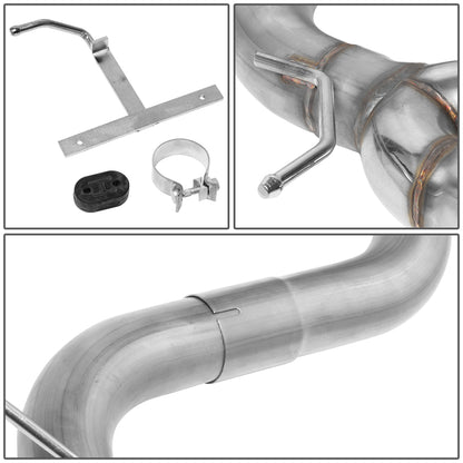 TUBERIA CATBACK AXELBACK - 08-15 SCION XB - DUAL ROLLED TIP - STAINLESS STEEL