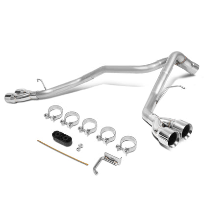 TUBERIA CATBACK AXLEBACK - 09-13 CADILLAC ESCALADE 6.2L / 09-13 GMC YUKON DENALI 6.2L - QUAD TIP - STAINLESS STEEL