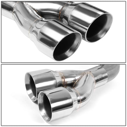 TUBERIA CATBACK AXLEBACK - 09-13 CADILLAC ESCALADE 6.2L / 09-13 GMC YUKON DENALI 6.2L - QUAD TIP - STAINLESS STEEL
