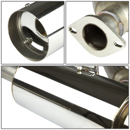 TUBERIA CATBACK CATBACK - 07-12 NISSAN ALTIMA SEDAN L32A V7 - DUAL TIP - STAINLESS STEEL