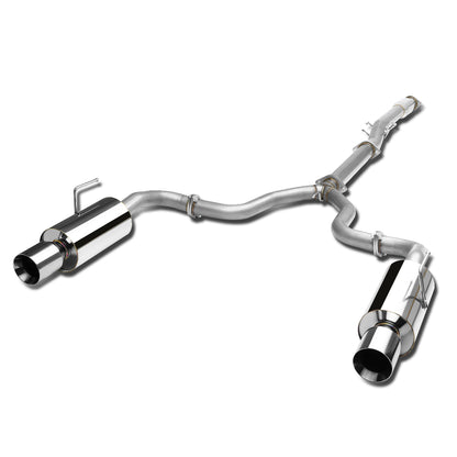 TUBERIA CATBACK CATBACK - 07-12 NISSAN ALTIMA SEDAN L32A - DUAL ROLLED TIP - STAINLESS STEEL