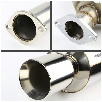 TUBERIA CATBACK CATBACK - 07-12 NISSAN ALTIMA SEDAN L32A - DUAL ROLLED TIP - STAINLESS STEEL