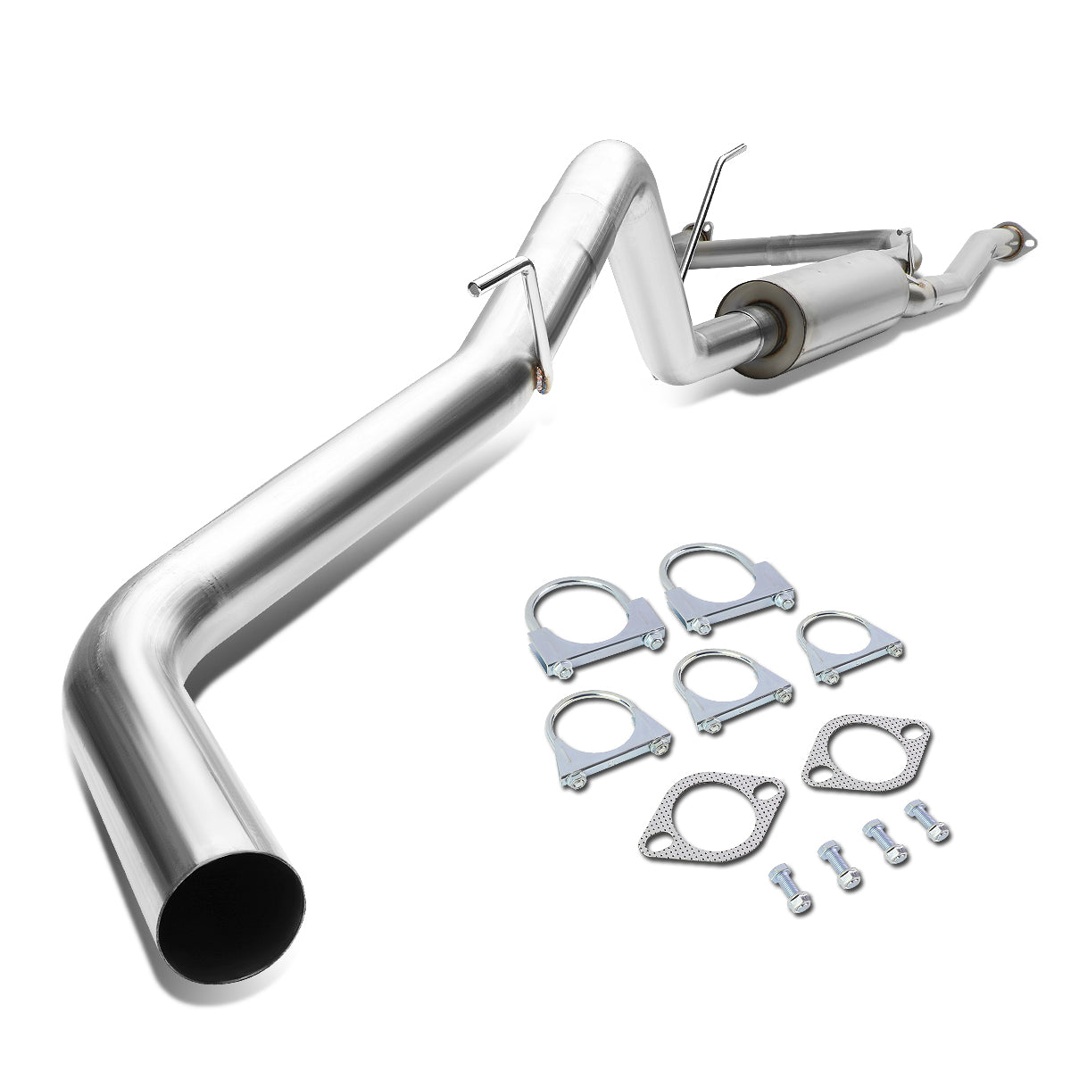 TUBERIA CATBACK CATBACK - 05-17 NISSAN FRONTIER - SINGLE TIP - STAINLESS STEEL