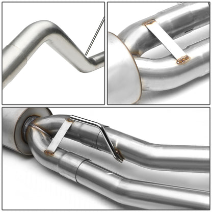 TUBERIA CATBACK CATBACK - 05-17 NISSAN FRONTIER - SINGLE TIP - STAINLESS STEEL