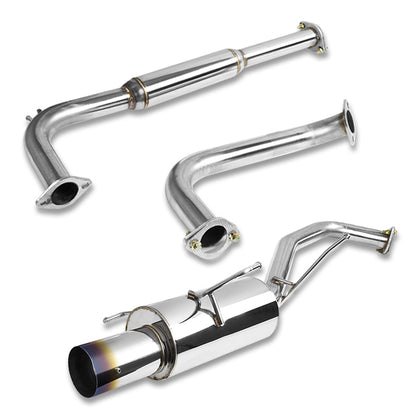 TUBERIA CATBACK CATBACK - 00-03 NISSAN MAXIMA - V7 - SINGLE BURNT TIP - STAINLESS STEEL