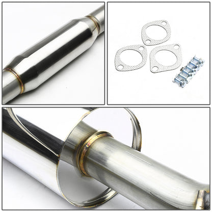 TUBERIA CATBACK CATBACK - 00-03 NISSAN MAXIMA - V7 - SINGLE ROLLED TIP - STAINLESS STEEL