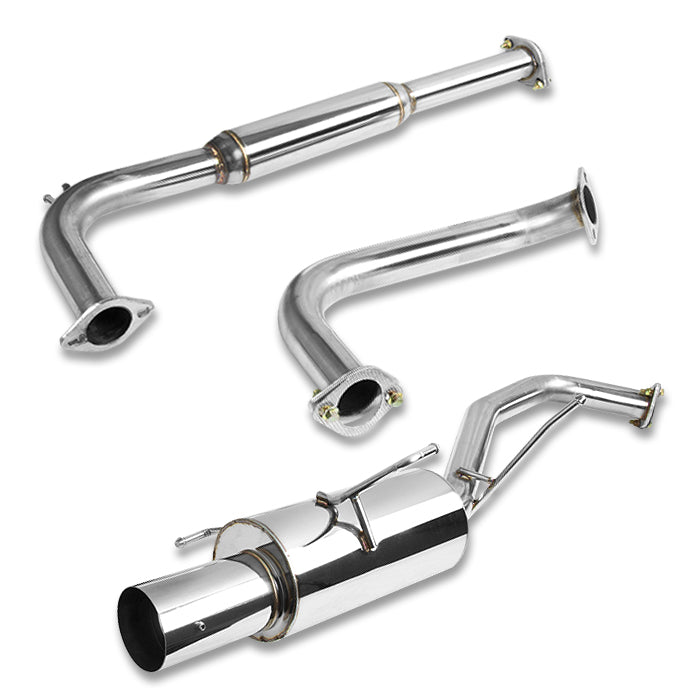 TUBERIA CATBACK CATBACK - 00-03 NISSAN MAXIMA V7 - SINGLE TIP - STAINLESS STEEL