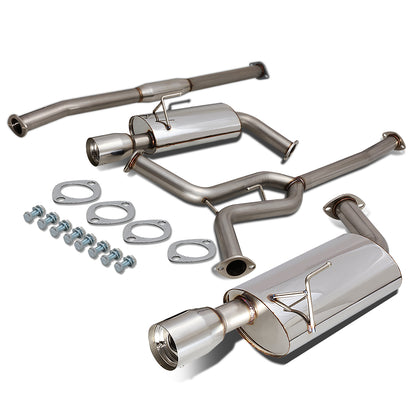 TUBERIA CATBACK CATBACK - 00-03 NISSAN MAXIMA - V8 - SINGLE ROLLED TIP - STAINLESS STEEL