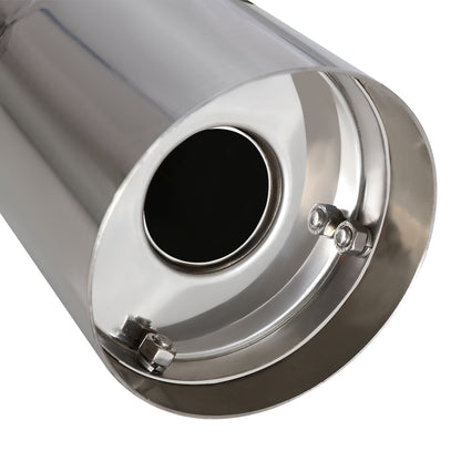 TUBERIA CATBACK CATBACK - 00-03 NISSAN MAXIMA - V8 - SINGLE ROLLED TIP - STAINLESS STEEL