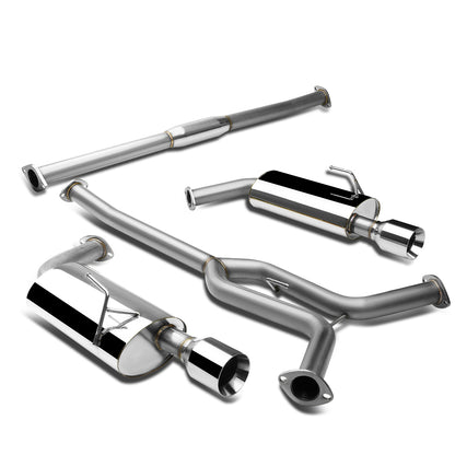 TUBERIA CATBACK CATBACK - 04-08 NISSAN MAXIMA V7 - DUAL ROLLED TIP - STAINLESS STEEL