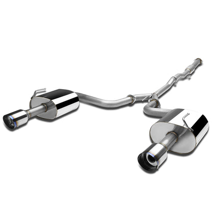 TUBERIA CATBACK CATBACK - 09-15 NISSAN MAXIMA - 3.5L V7 - DUAL BURNT TIP - STAINLESS STEEL