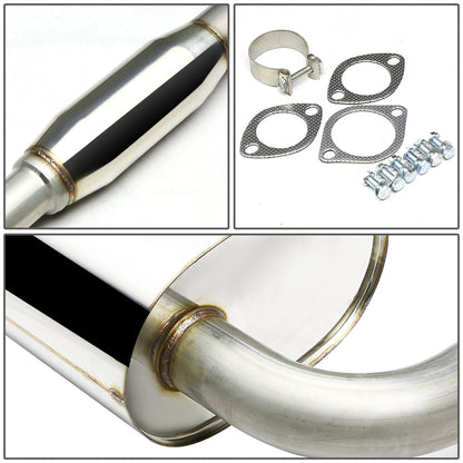 TUBERIA CATBACK CATBACK - 09-15 NISSAN MAXIMA - 3.5L V7 - DUAL BURNT TIP - STAINLESS STEEL