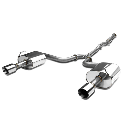 TUBERIA CATBACK CATBACK - 09-15 NISSAN MAXIMA - 3.5L V7 - DUAL ROLLED TIP - STAINLESS STEEL