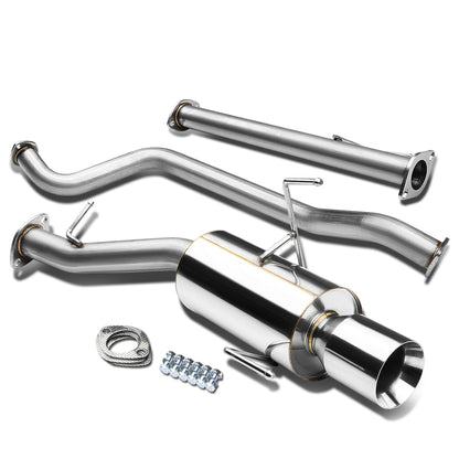 TUBERIA CATBACK CATBACK - 02-06 NISSAN SENTRA - 2.4L 4CYL - SINGLE ROLLED TIP - STAINLESS STEEL