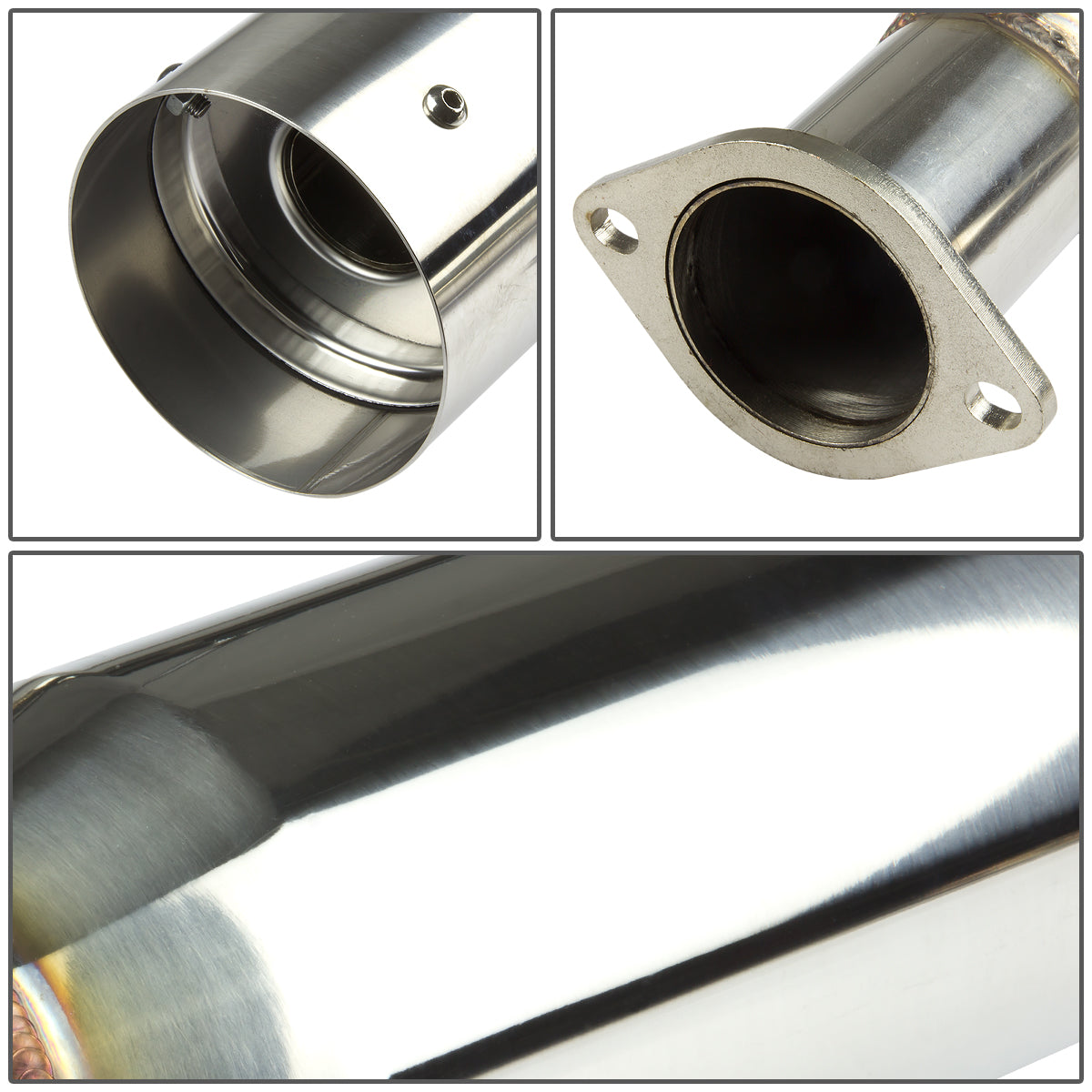 TUBERIA CATBACK CATBACK - 07-12 NISSAN SENTRA - 2.5L 4CYL - SINGLE TIP - STAINLESS STEEL