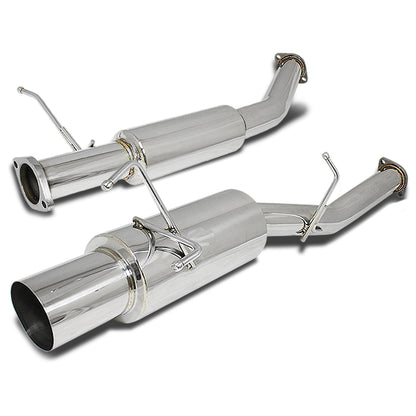 TUBERIA CATBACK CATBACK - 89-94 NISSAN 240SX S14 - SINGLE TIP - STAINLESS STEEL