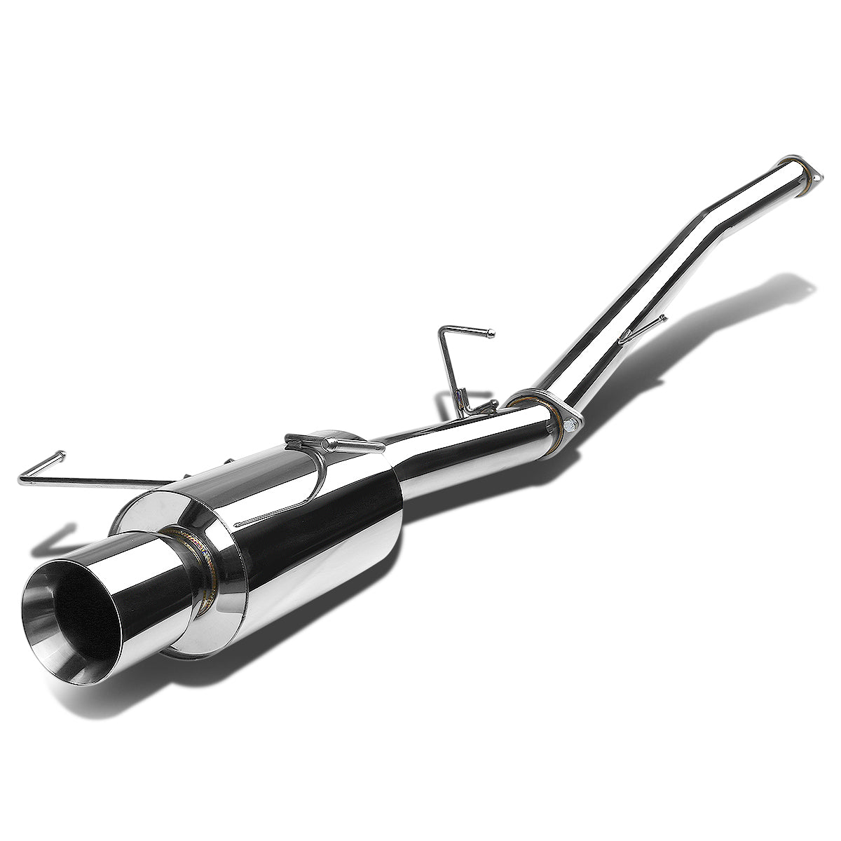 TUBERIA CATBACK CATBACK - 95-98 NISSAN 240SX S16 - DUAL TIP - STAINLESS STEEL