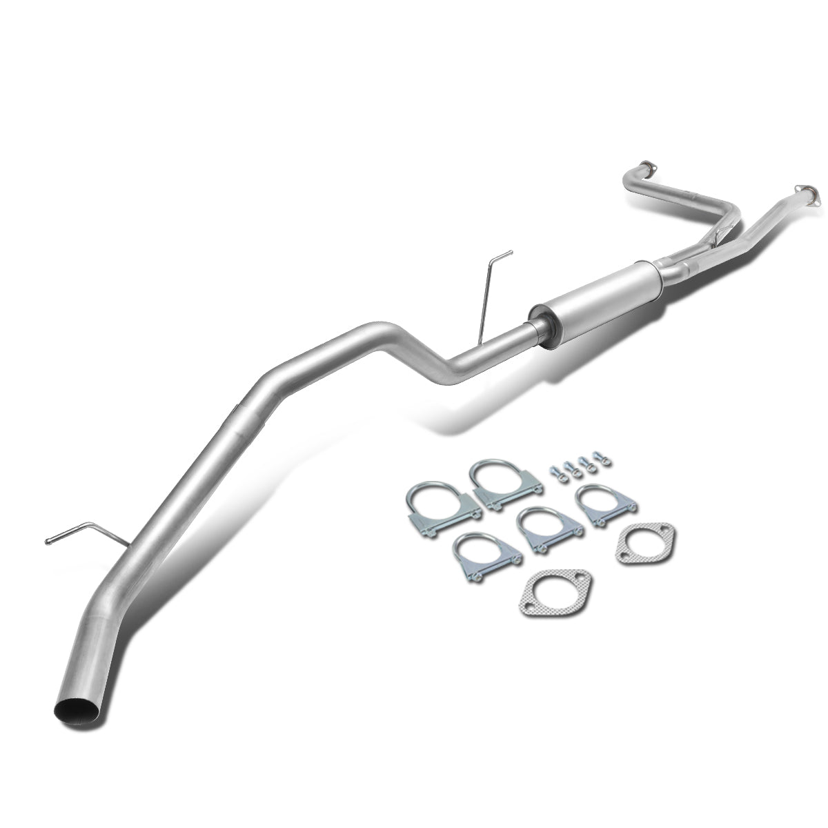 TUBERIA CATBACK CATBACK - 07-15 NISSAN TITAN - SINGLE TIP - STAINLESS STEEL