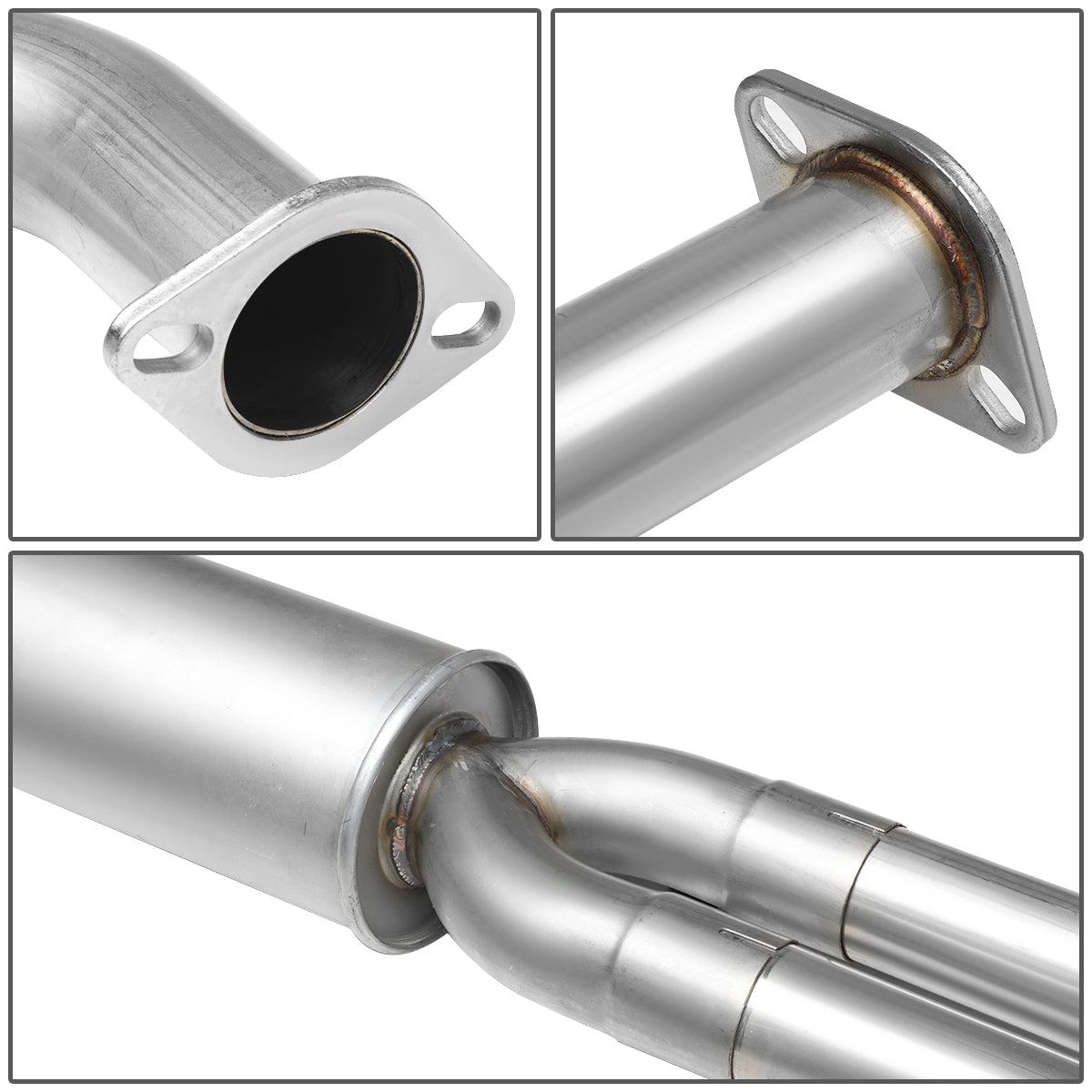 TUBERIA CATBACK CATBACK - 07-15 NISSAN TITAN - SINGLE TIP - STAINLESS STEEL