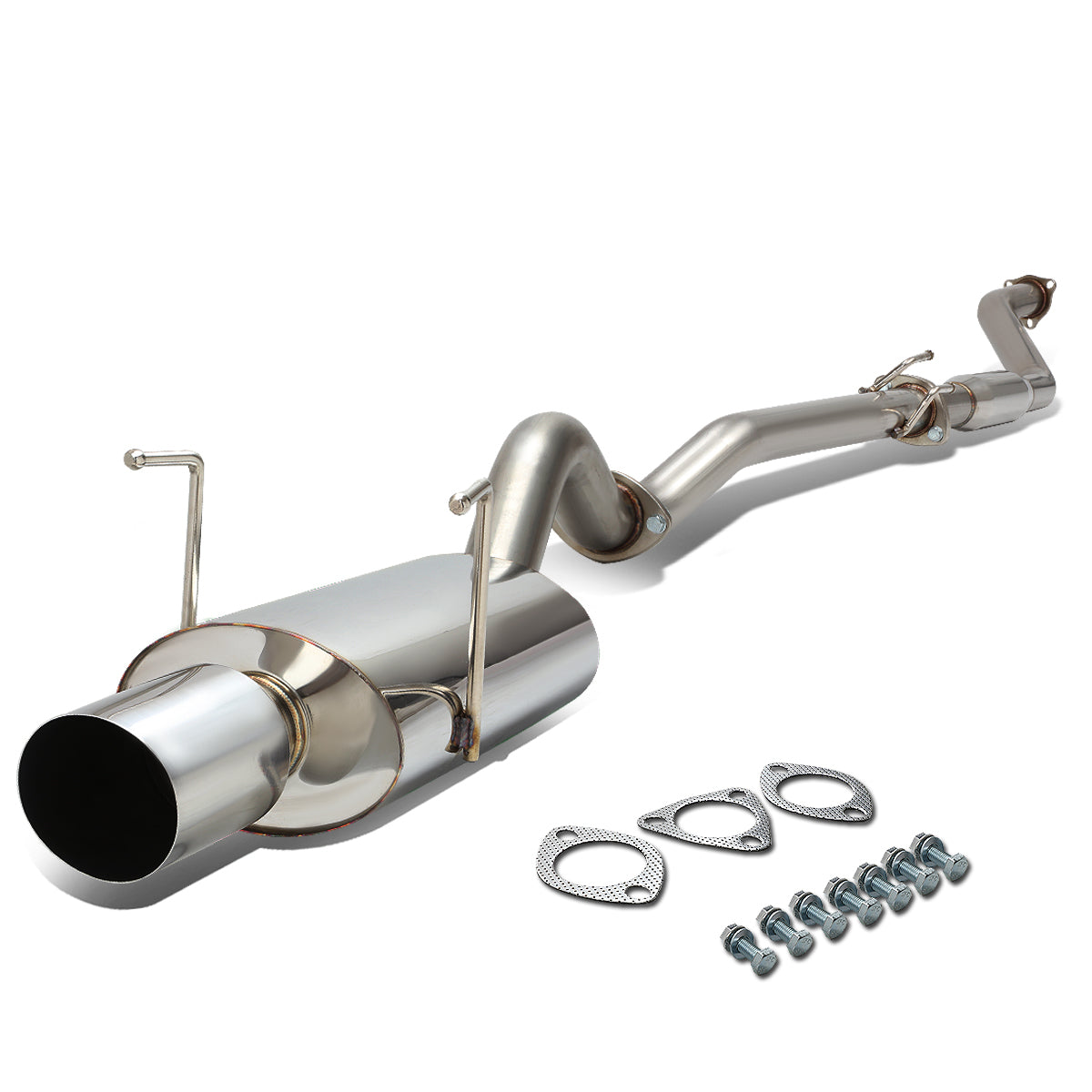 TUBERIA CATBACK CATBACK - 02-05 HONDA CIVIC SI EP3 - OE STYLE - SINGLE TIP - STAINLESS STEEL